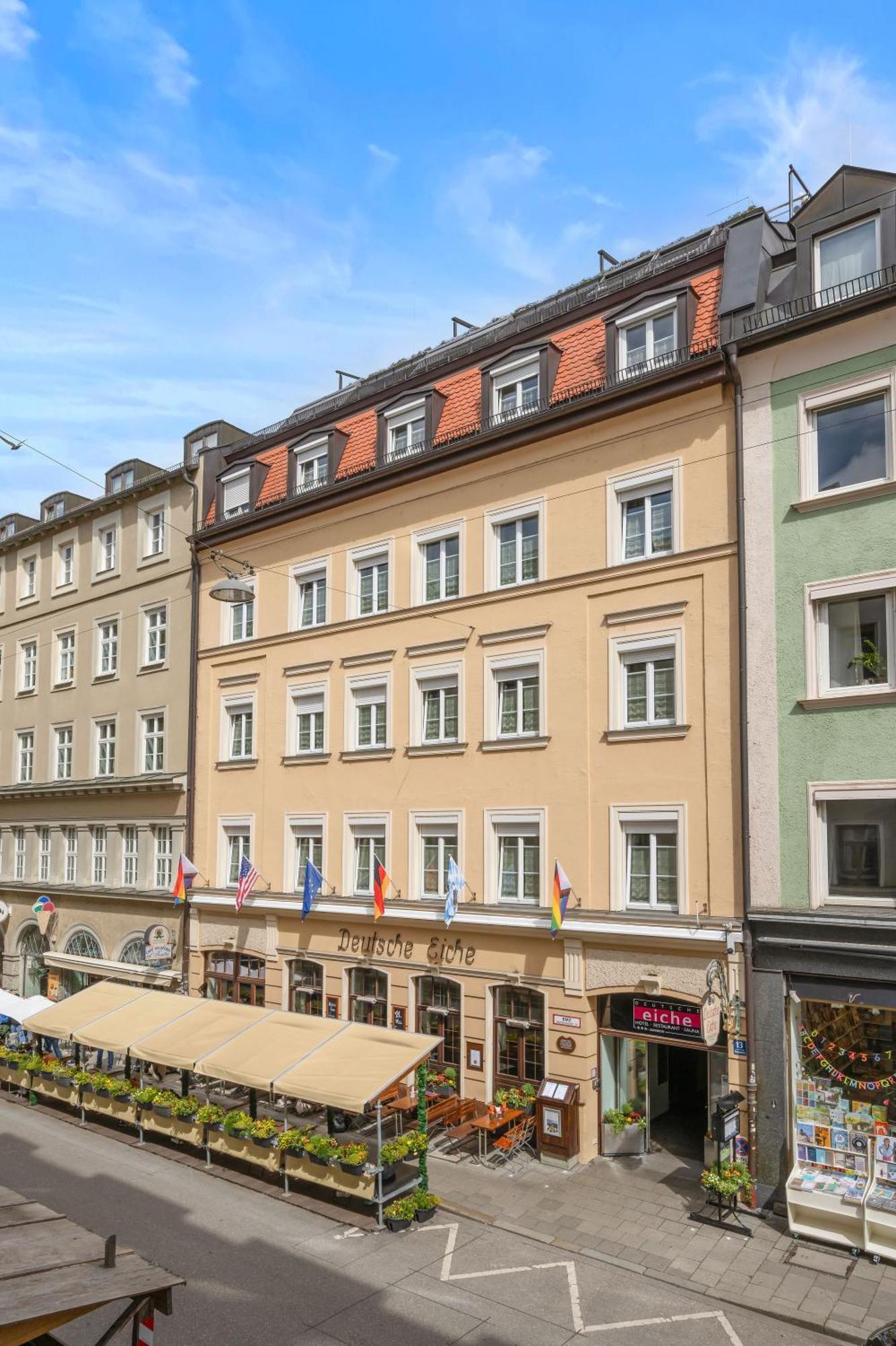 Hotel Deutsche Eiche Мюнхен Экстерьер фото