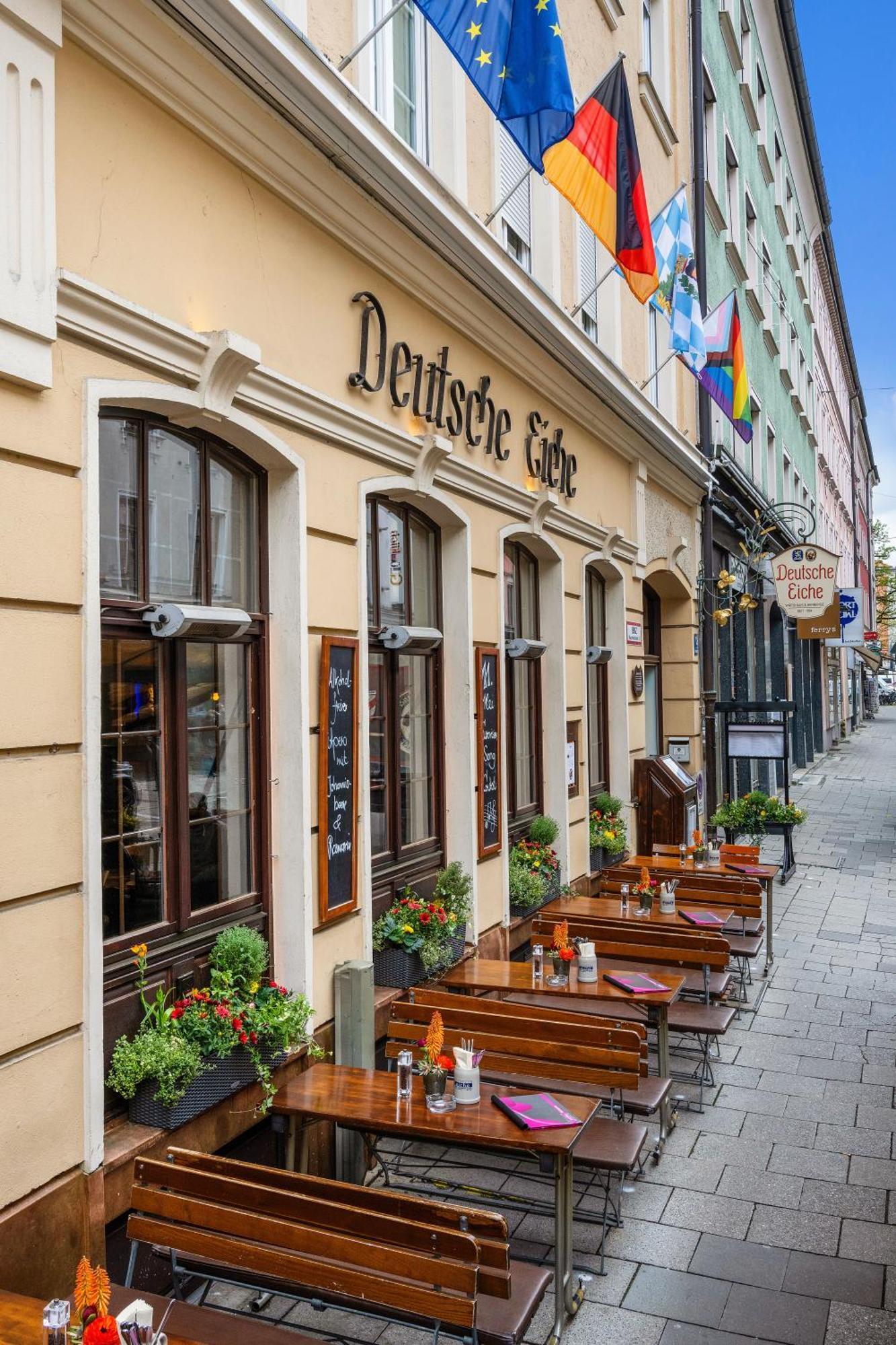 Hotel Deutsche Eiche Мюнхен Экстерьер фото